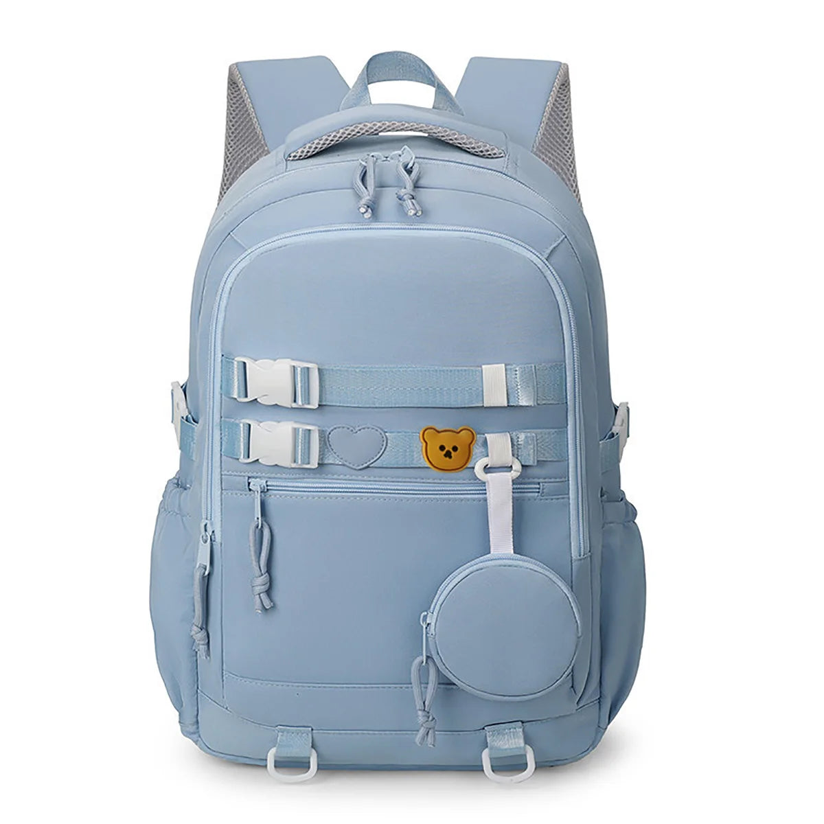 College Style Women Men Backpack Teen Boys Girls Large Capacity Laptop Bookbags Fashion Zipper School Bag