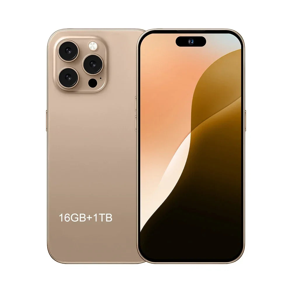 iB16 Max Mobile Smartphone 7.3 inch Full Screen 16GB+1TB 4G 5G Cell Phone 8000mAh  Global Version - iBrightCS