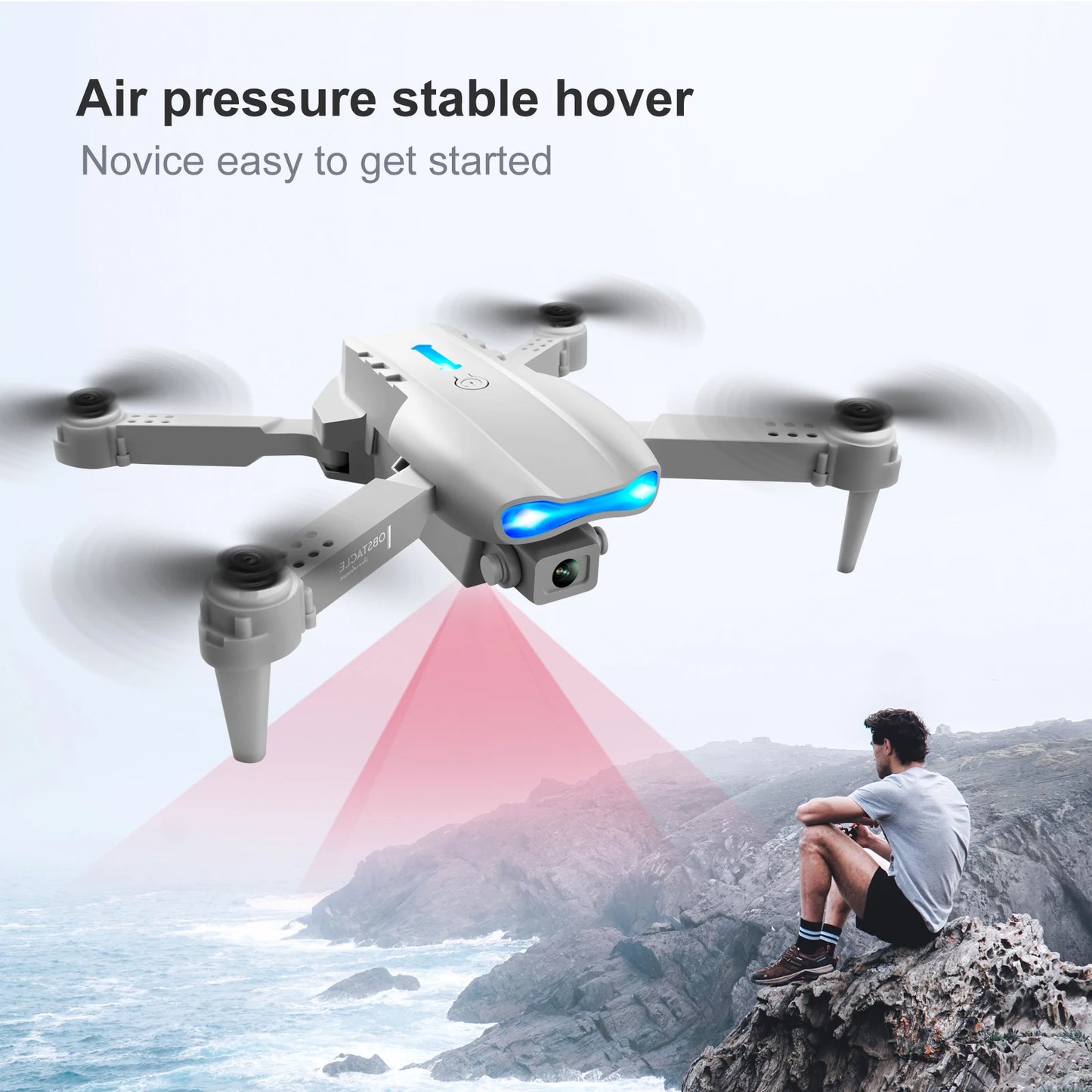 Best-selling Drone E99 Folding drones con cámara Professional HD Dual Aerial Photography Four-axis flight Remote Control Drones
