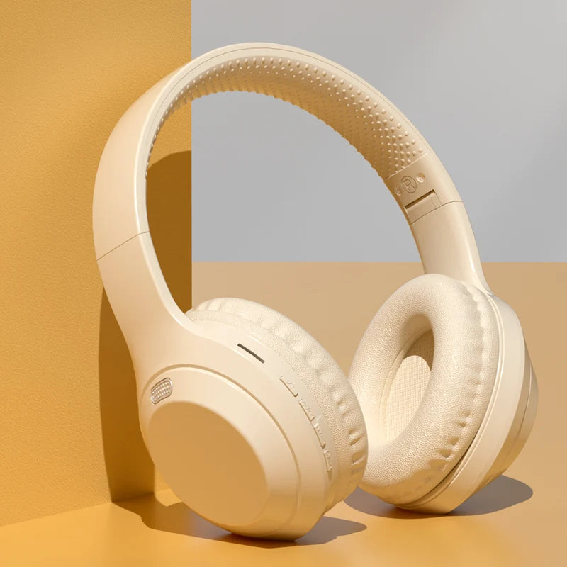 JBJW DR-10 Stereo Bluetooth Headphone Bluetooth 5.3 Immersive Sound Noise Reduction HD Call Microphone 24-hours Battery Headset