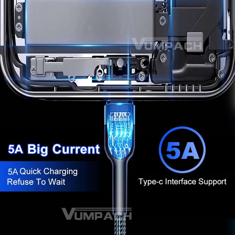 USB Type-C cable, Fast Charging Data Cord Charger cable, C For iPhone 15 Samsung S21 A51 xiaomi mi 10 Redmi Huawei  Cable