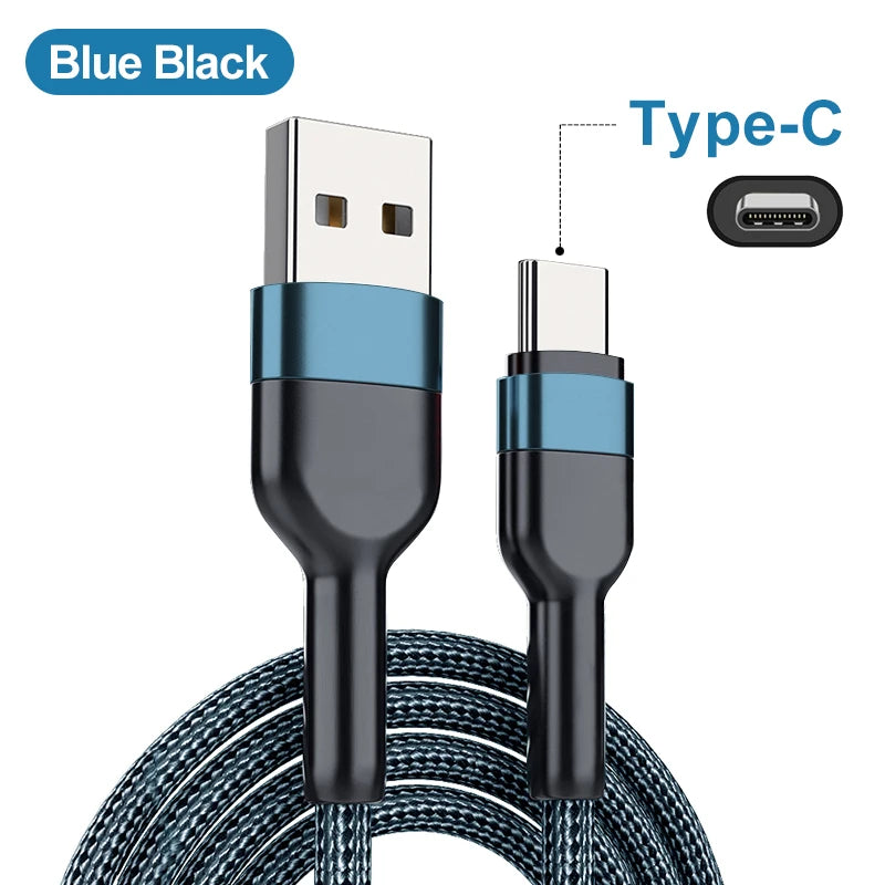 USB Type-C cable, Fast Charging Data Cord Charger cable, C For iPhone 15 Samsung S21 A51 xiaomi mi 10 Redmi Huawei  Cable