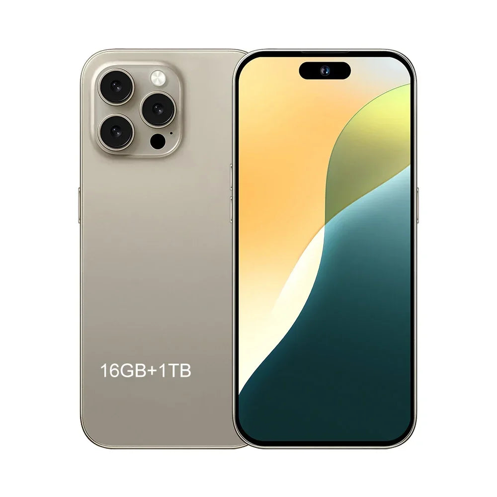 iB16 Max Mobile Smartphone 7.3 inch Full Screen 16GB+1TB 4G 5G Cell Phone 8000mAh  Global Version - iBrightCS