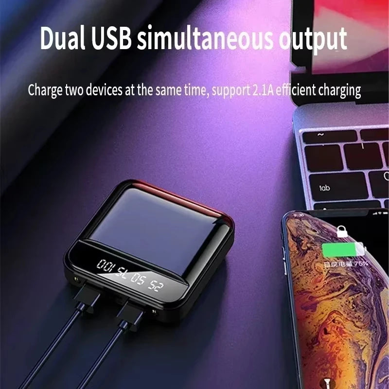 20000mah Power Bank Super Fast Charge Large Capacity Digital Display Mini Portable External Battery For Iphone Samsung Xiaomi - iBrightCS