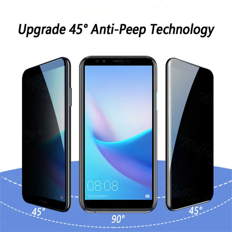 Anti-Spy Glass Screen Protector Moto G Stylus 5G 2024 Glass