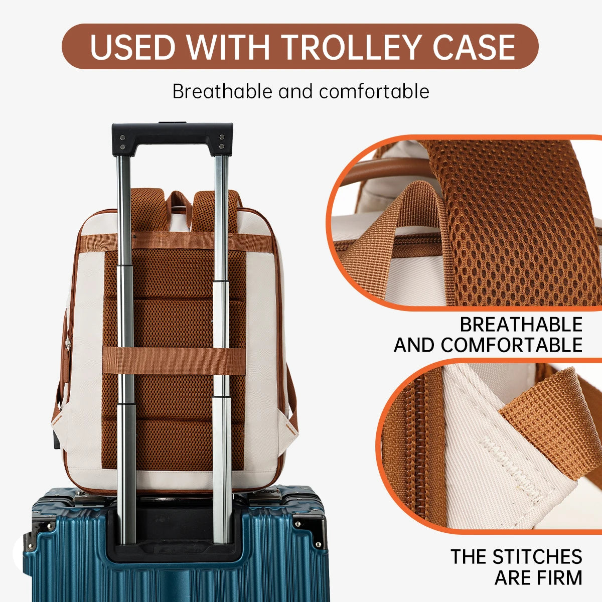 High-Quality USB Rechargeable Waterproof Backpack for Men & Women – Large Laptop Backpack, Unisex School & Youth Bag
