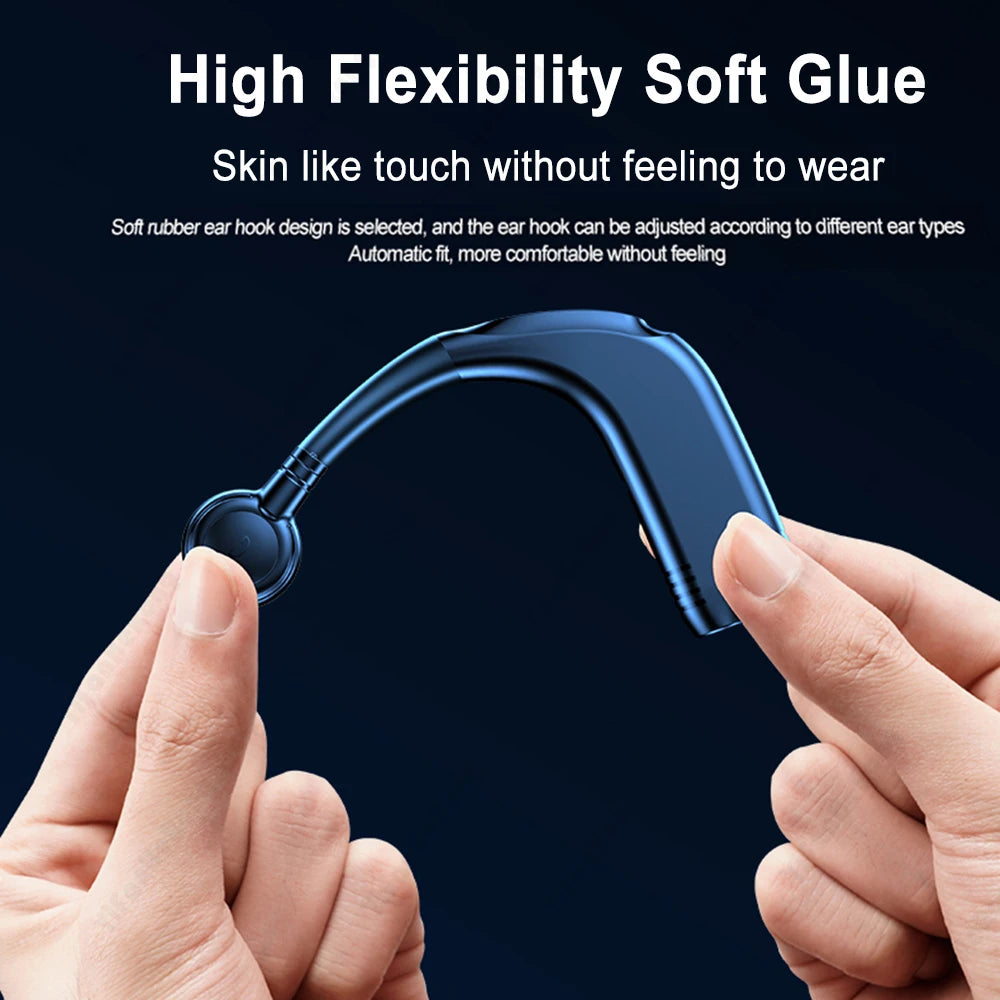 M99 Wireless Bluetooth-compatible Headset Noise Cancelling Hanging Ear Type Business Wireless Sport Music Earphone For Xiaomi - iBrightCS