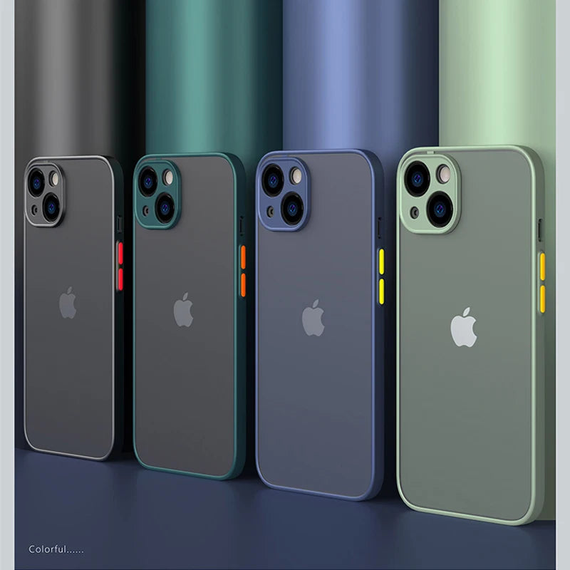 New Armor Bumper Shockproof Phone Case - iPhone 7 8 Plus SE