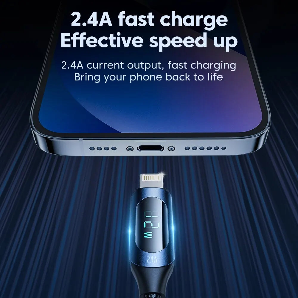 LED Display USB Cable For iPhone