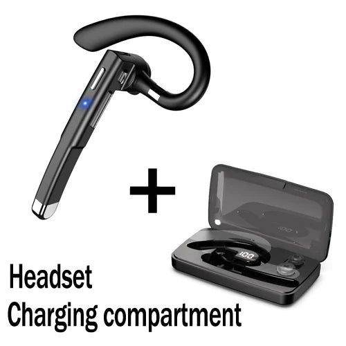 Wireless Headphones Micro Bluetooth Bussiness Headset Fone De Ouvido Audifonos Con Microfono Auriculares Inalambicos Earphones - iBrightCS