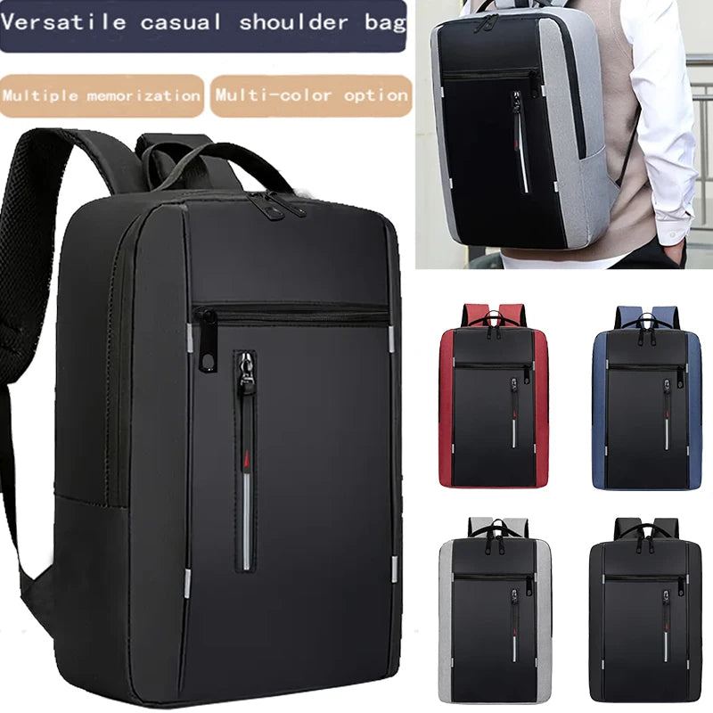 Fashion Business Laptop Backpack – Large Capacity, Shockproof Computer Bag for Work, Office, Travel & Casual Use with Comfortable Shoulder Straps