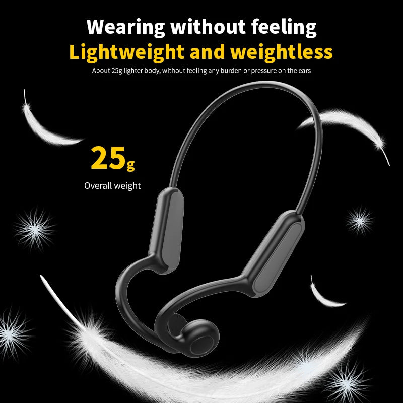 Xiaomi Mijia Bone Conduction Earphones Bluetooth 5.3 Sports Wireless Headphones Ear Hook Waterproof Headset for Running Driving - iBrightCS
