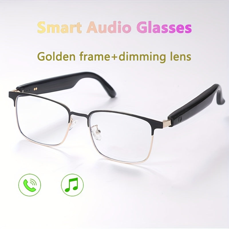 New Smart Glasses For 2025, Automatic Dimming Glasses, 3-second Automatic Dimming, Anti Blue Light Lenses Turn Into Sun Lenses In Seconds, Audio Glasses For Listening To Music And Making Phone Calls, Anti Blue Light Glasses F