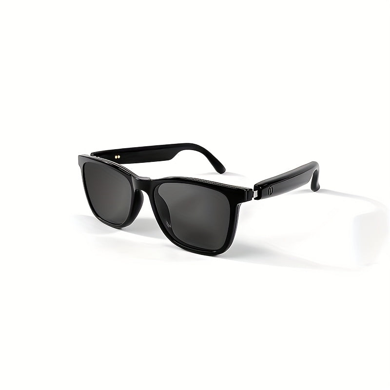 Koipsse Smart Glasses with Microphone, Fashionable And Versatile, Suitable for All Ages, Wireless Calls, Sports Fashion Glasses, Smart Glasses Suitable for Android Phones, High-value Gifts, Built-in Speakers, 2in 1, One-secon