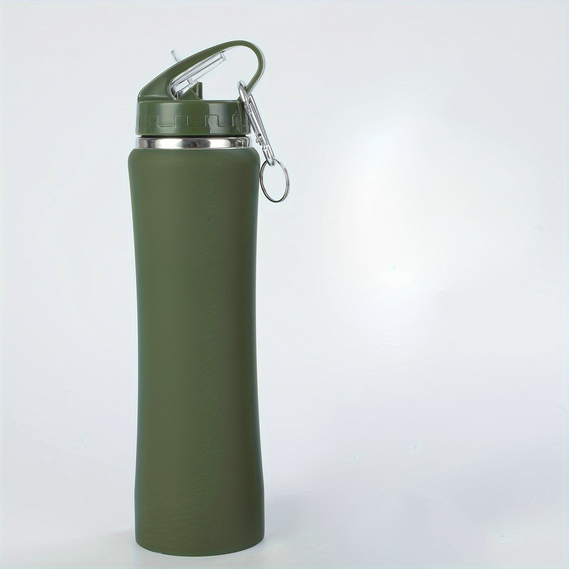 1pc Slim-Fit 304 Stainless Steel Insulated Water Bottle - Large Capacity, Double-Wall Vacuum Insulation for Sports, Cycling, Hiking & Fitness, Ergonomic Design with Carrying Strap, Multiple Colors Available, Hiking Hydration - iBrightCS