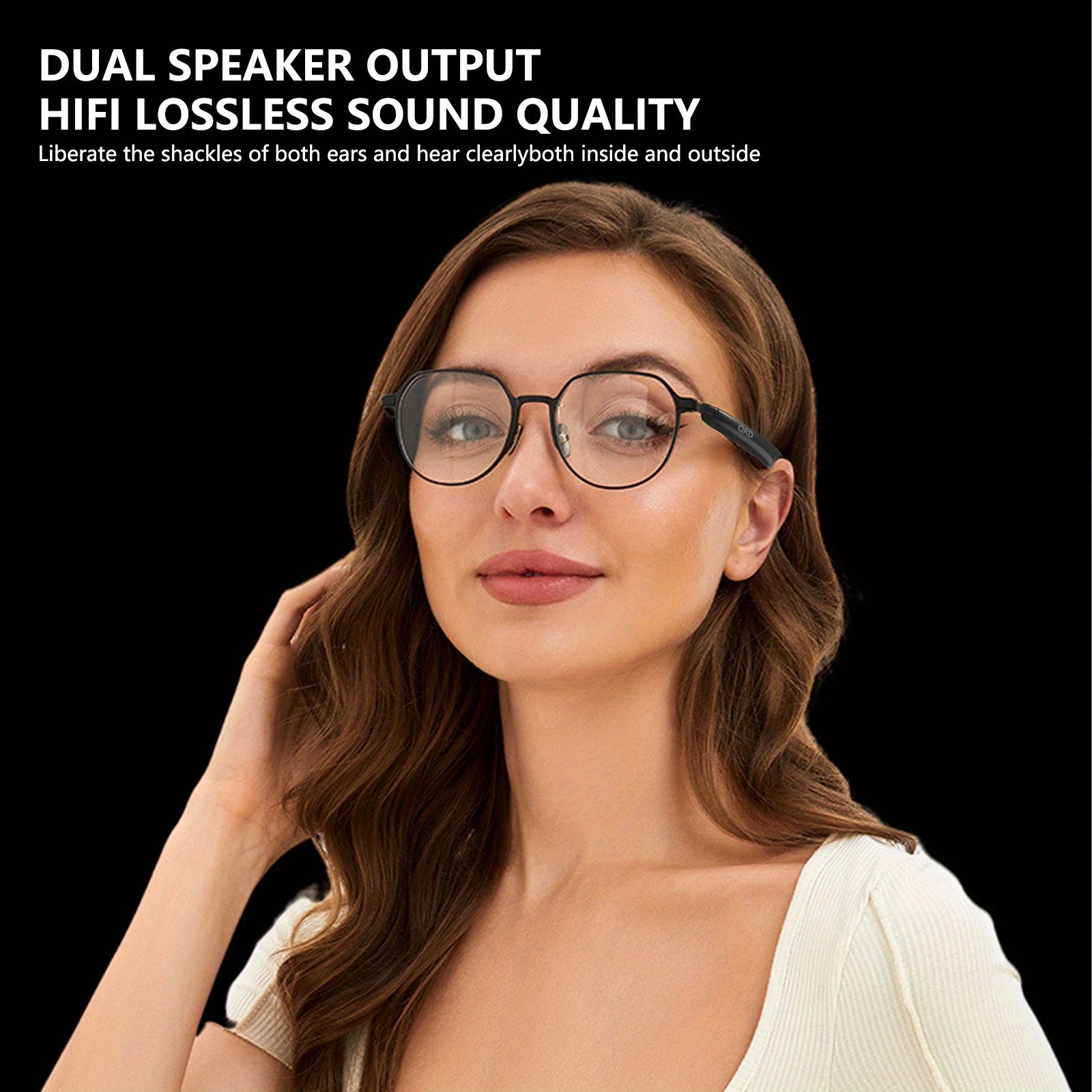 HiFi Smart Audio Glasses with Auto-Dimming Lenses, Built-in Mic & Speaker, HD Voice Calls & Music Quality, Wireless Connectivity, Rechargeable Battery, Ideal for Sports, Driving, Fishing, and Daily Home Wear – Perfect Gift