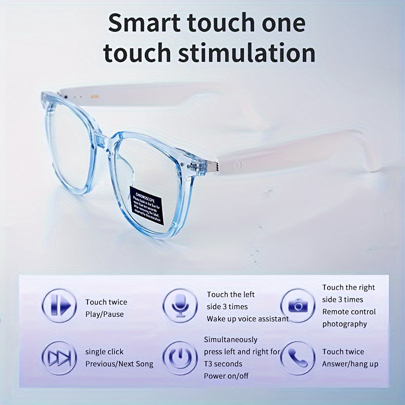 New Smart Glasses For 2025, Automatic Dimming Glasses, 3-second Automatic Dimming, Anti Blue Light Lenses Turn Into Sun Lenses In Seconds, Audio Glasses For Listening To Music And Making Phone Calls, Anti Blue Light Glasses F