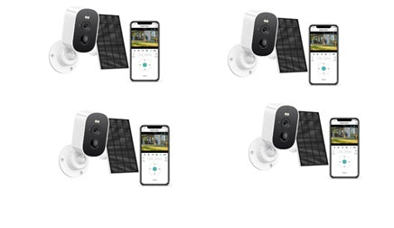 1080P WiFi Camera Solar Outdoor Wireless Battery Powered Bullet Security Camera PIR Motion Alarm Cloud Storage Two Way Audio