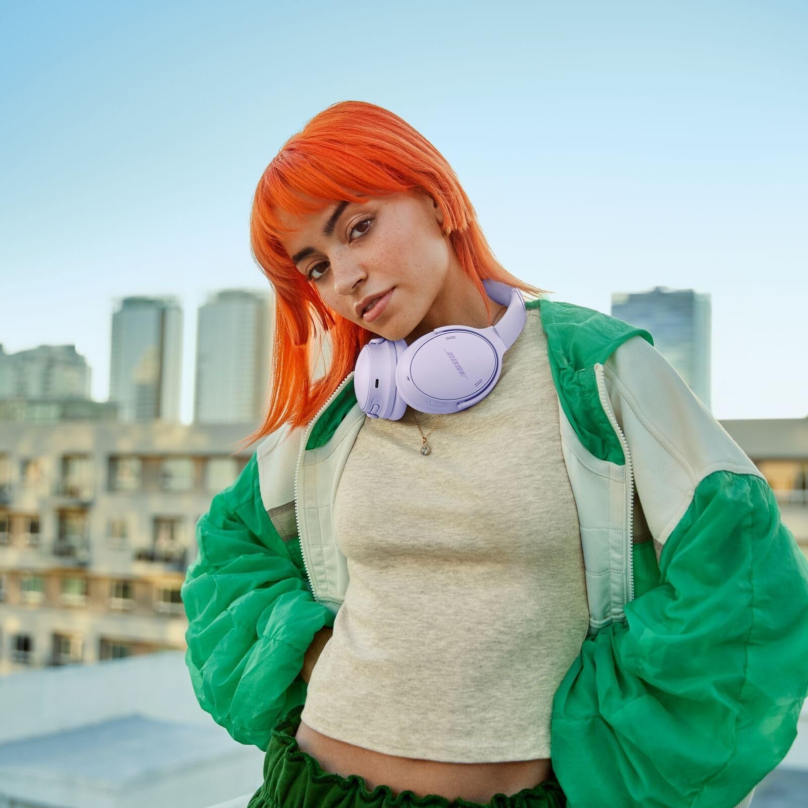 Bose QuietComfort Bluetooth Headphones, Wireless Headphones with Active Over Ear Noise Cancelling and Mic, Deep Bass, Up to 24 Hours of Playtime - Best for Christmas, Perfect Birthday Gift for Women and Men