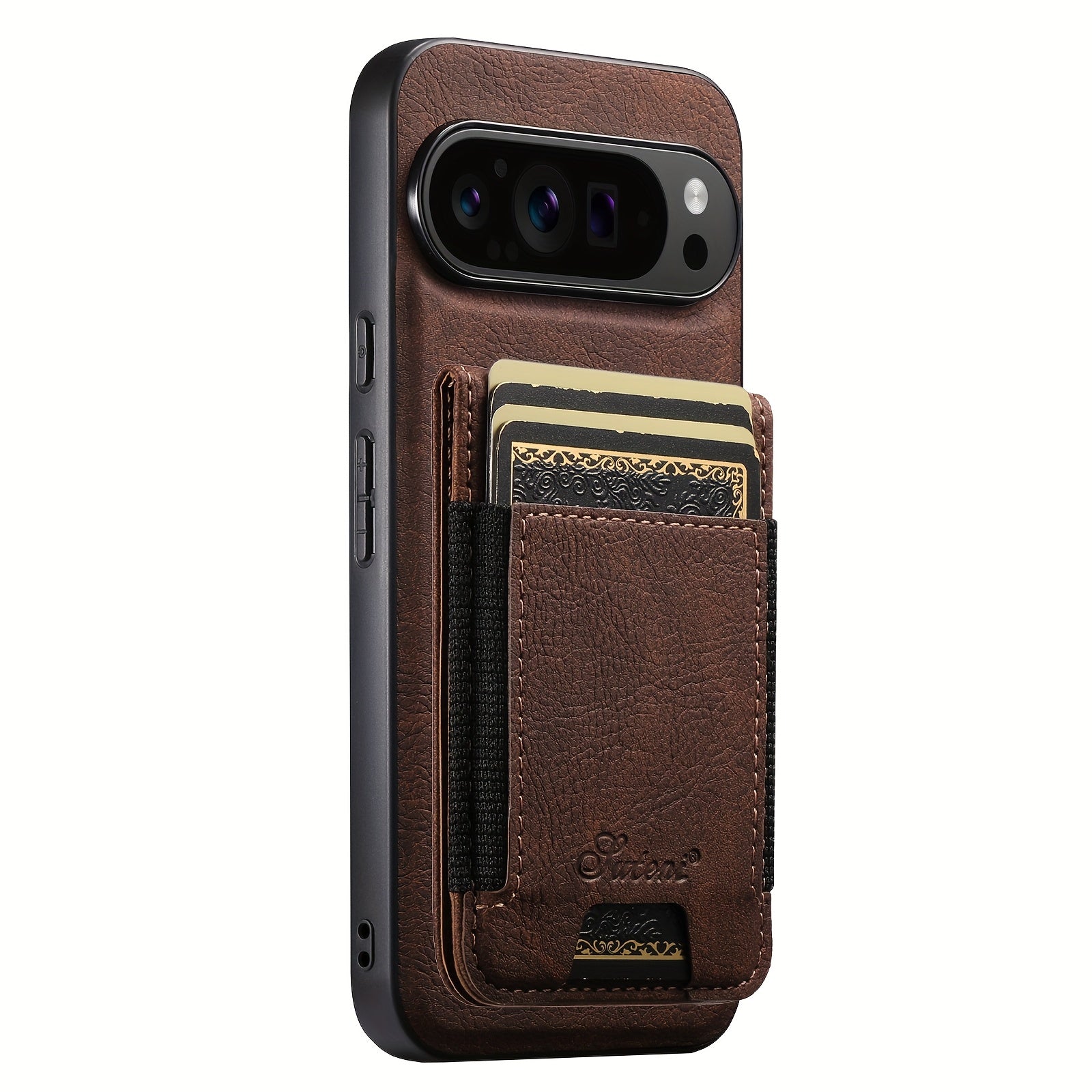 3-Pack [1 Phone Case + 2 Phone Holders] New, Unused, Stylish, New Business Card Holder Magnetic Phone Case, Drop-Proof for Men And Women. Compatible with Google Pixel 10 Pro XL, 9, 8, A, 7, 6, Phone Cases, Suitable for Everyd