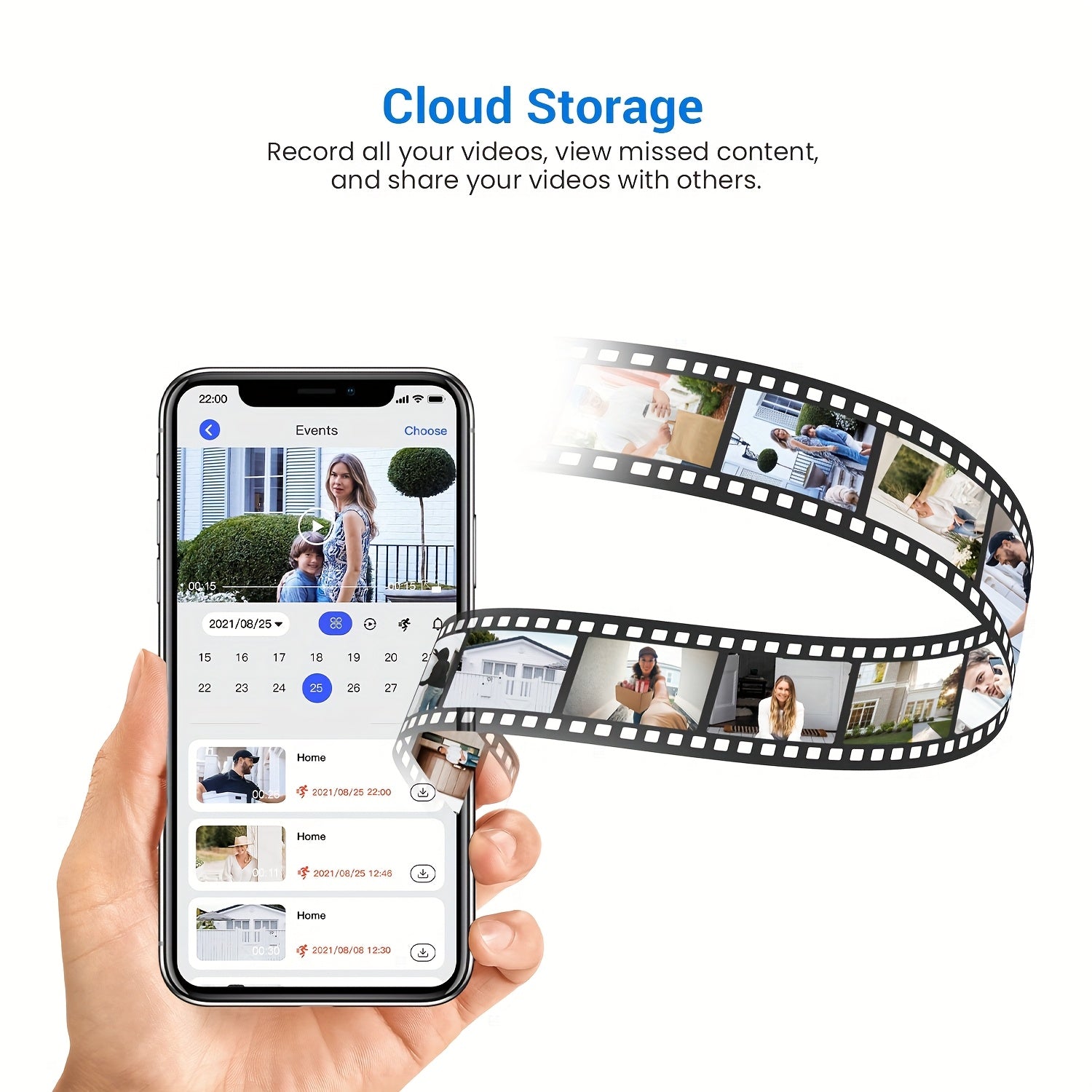 Security Video Doorbell, 1080p FHD And Color Night Vision, Battery-powered, Intelligent AI Detection, Two-way Audio, 2.4G Wi-Fi Support, Cloud Storage (sold Separately)