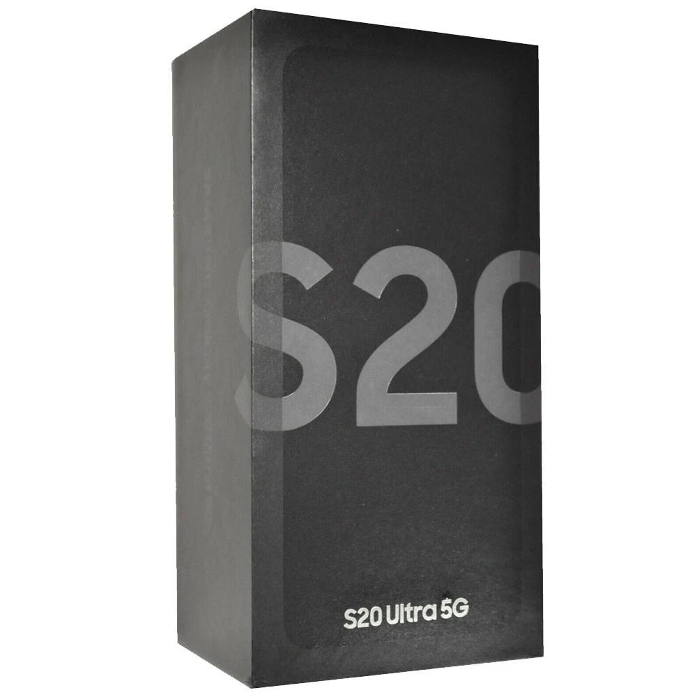 NEW SEALED Samsung Galaxy S20 Ultra 5G SM-G988U1 | Factory Unlocked | 128GB Storage | Cosmic Gray | 6.9" AMOLED Display | 108MP Quad Camera | Snapdragon 865 | Fast Charging | Android 13 | Works with AT&T, T-Mobile, Verizon, M - iBrightCS